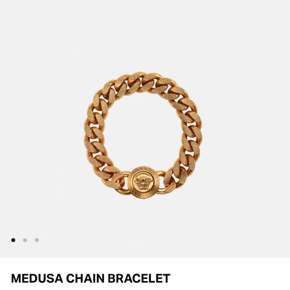 VERSACE MEDUSA CHAIN BRACELET